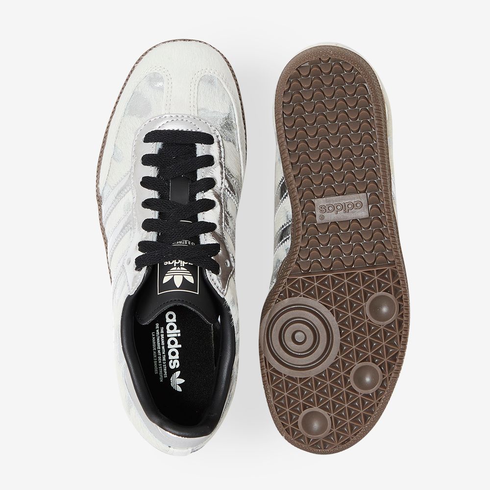 Adidas Originals Samba OG Metallic Pony Hair - Beige/argent