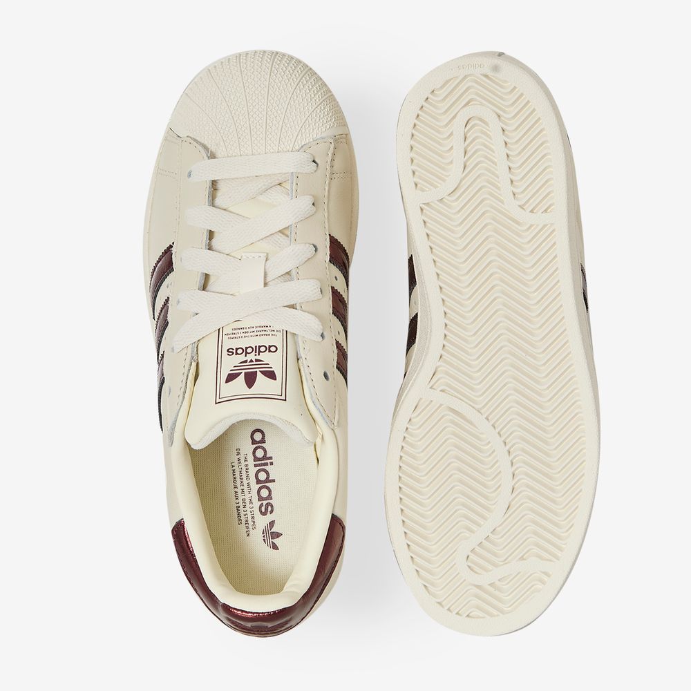 Adidas Originals Superstar II - Blanc/bordeaux