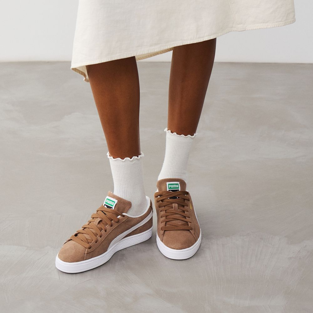 Puma Suede Classic - Marron/blanc