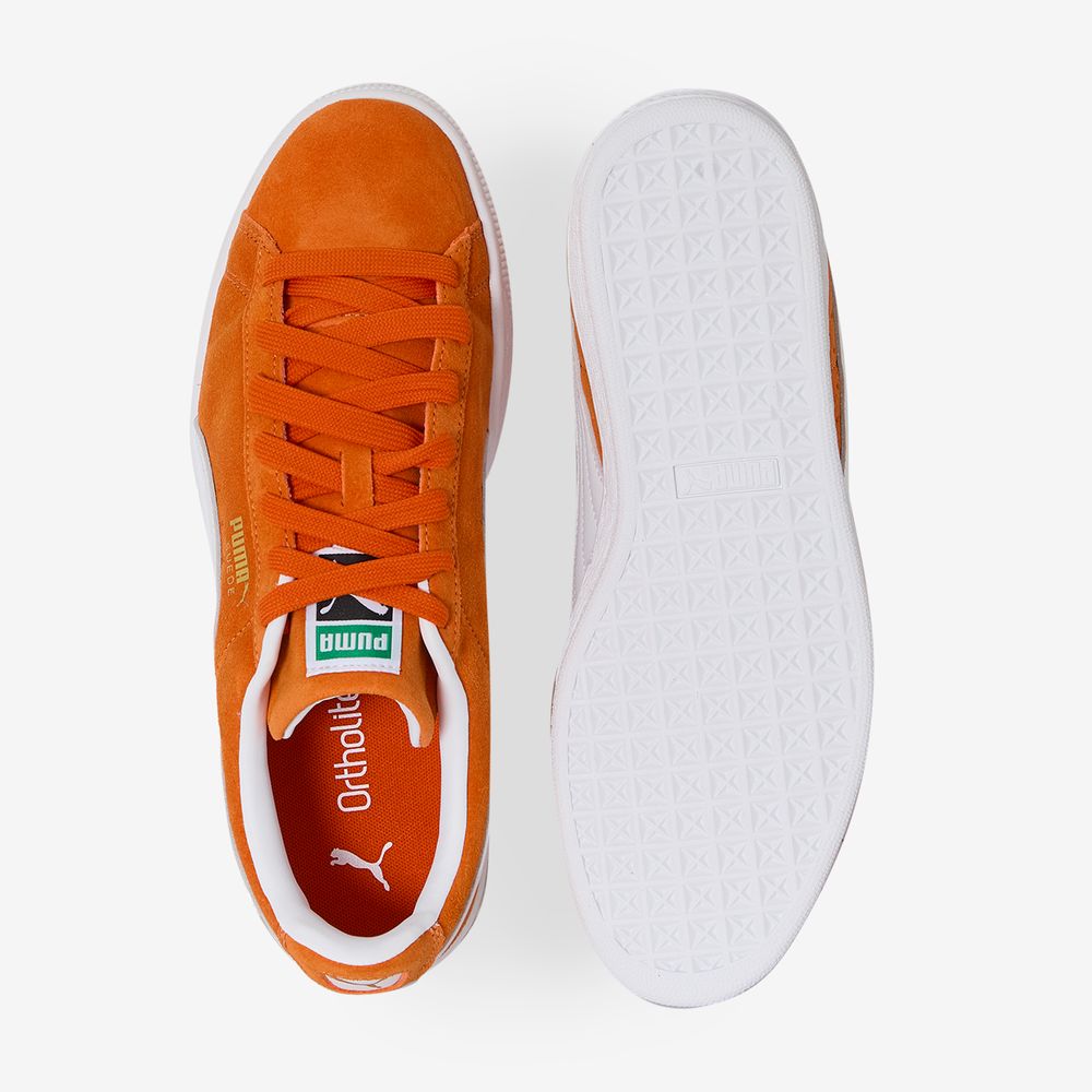 Puma Suede - Orange/blanc