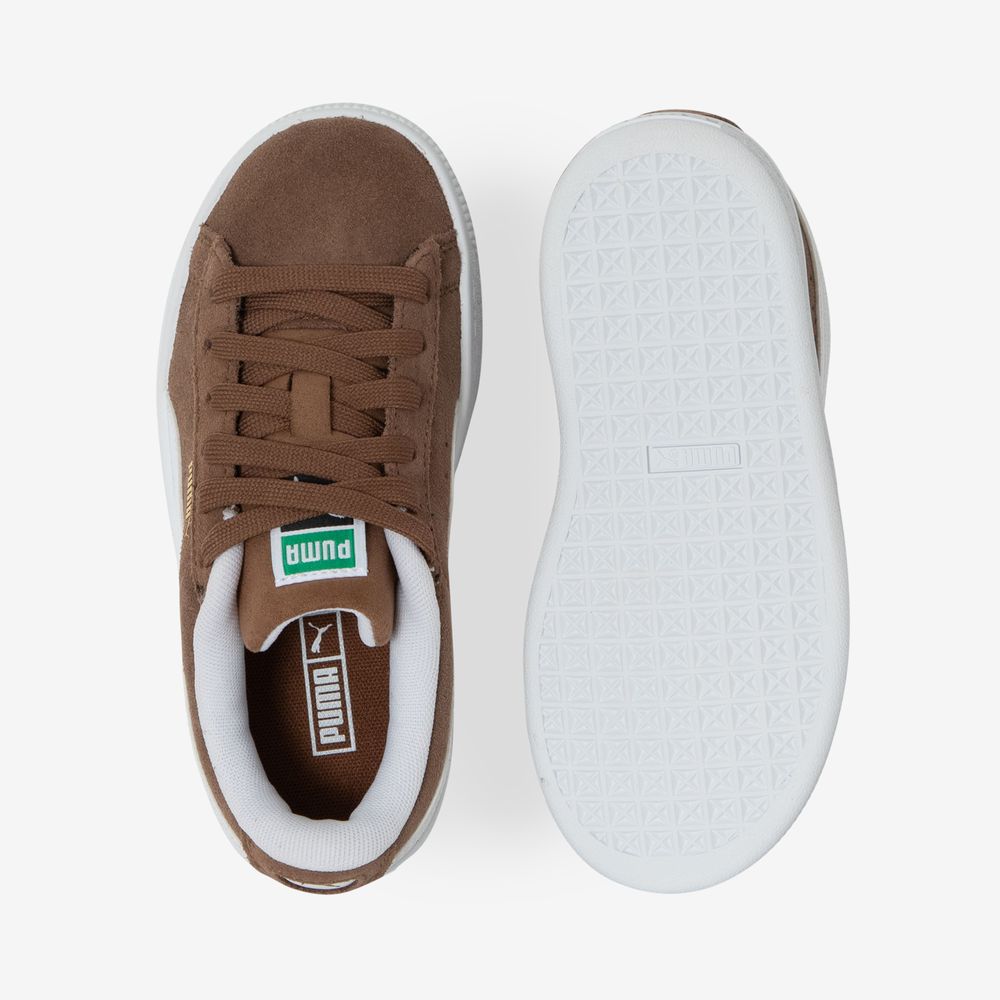 Puma Suede - Marron/blanc