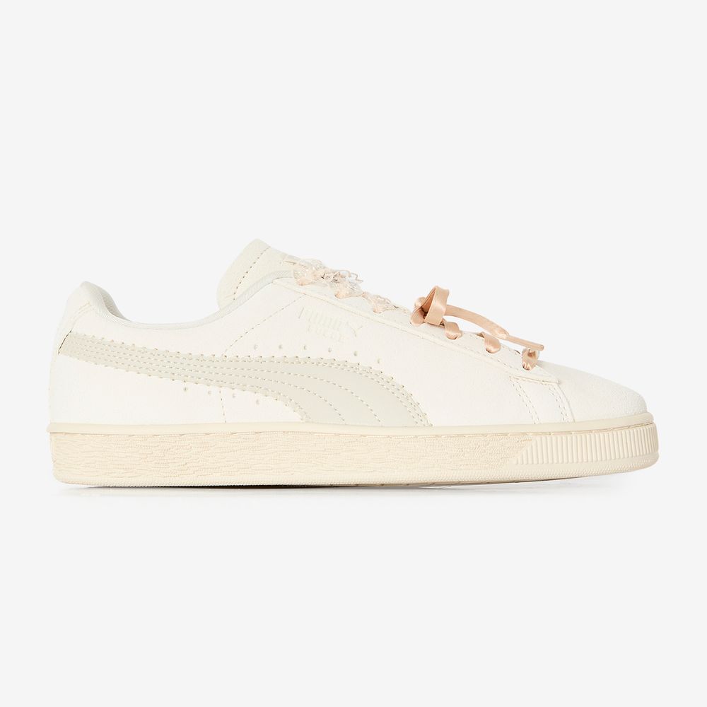 Puma Suede Bloom - Beige/blanc