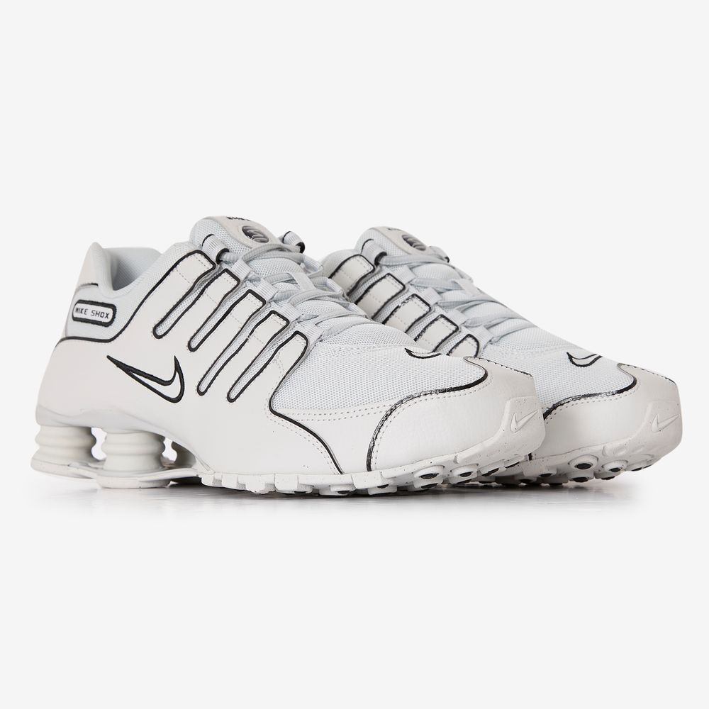 Nike Shox Nz - Blanc/noir