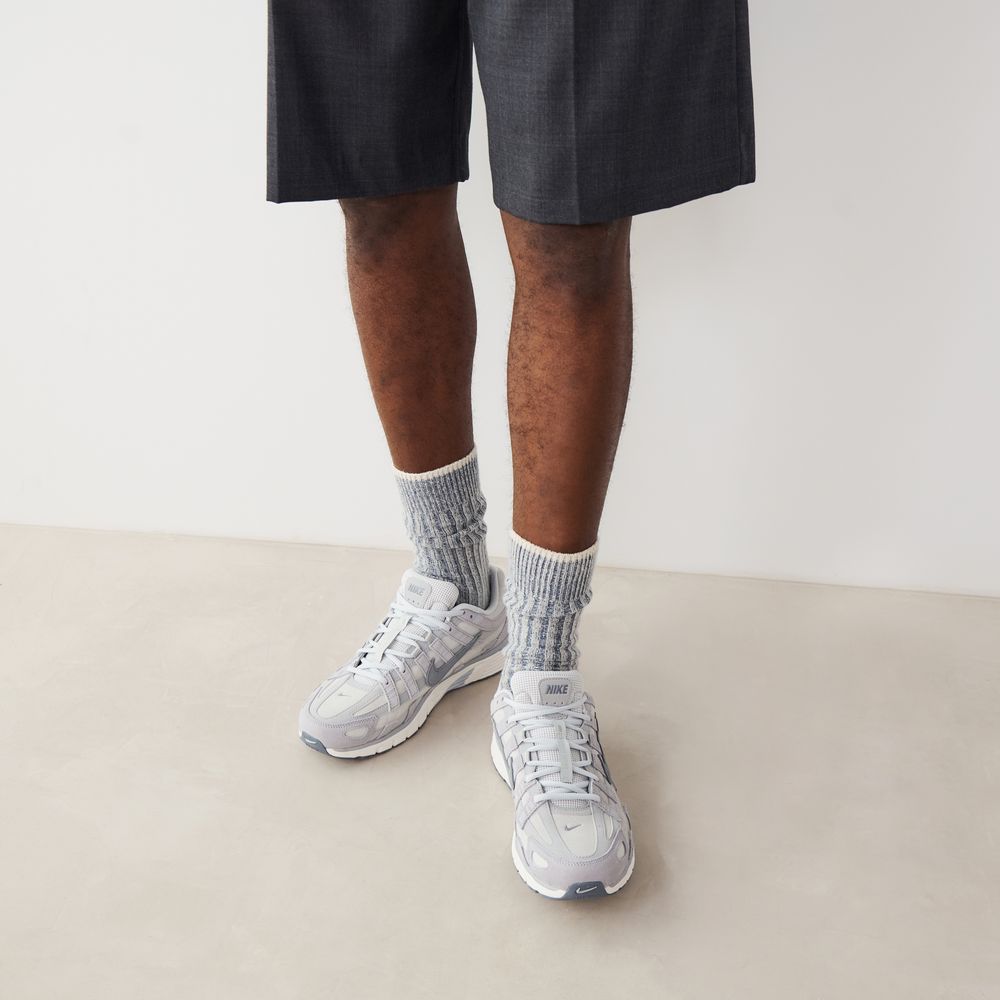 Nike P-6000 Suede - Gris/blanc