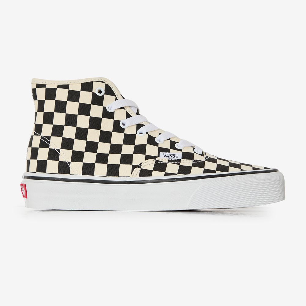 Vans Authentic Hi 2.0 Checkerboard - Blanc/noir