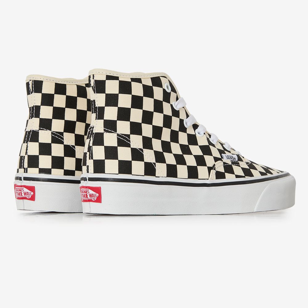 Vans Authentic Hi 2.0 Checkerboard - Blanc/noir