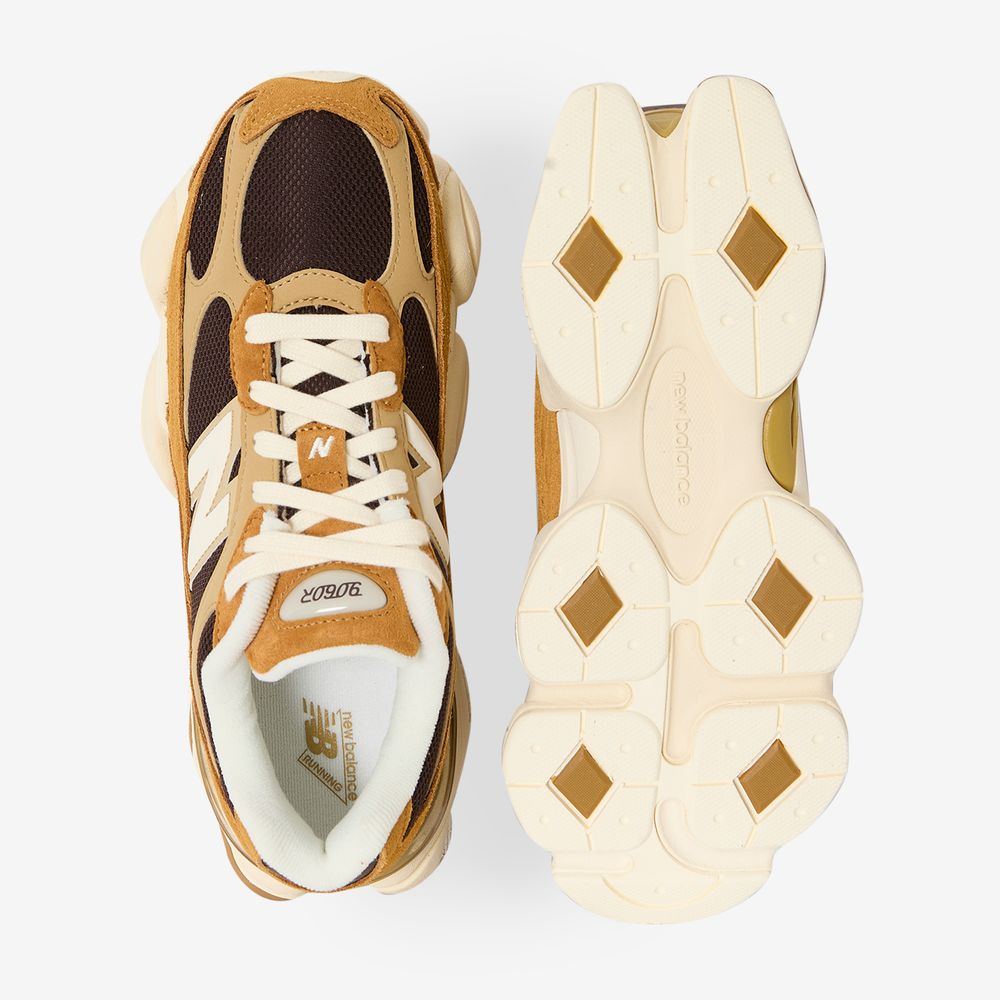 New Balance 9060 - Marron/blanc