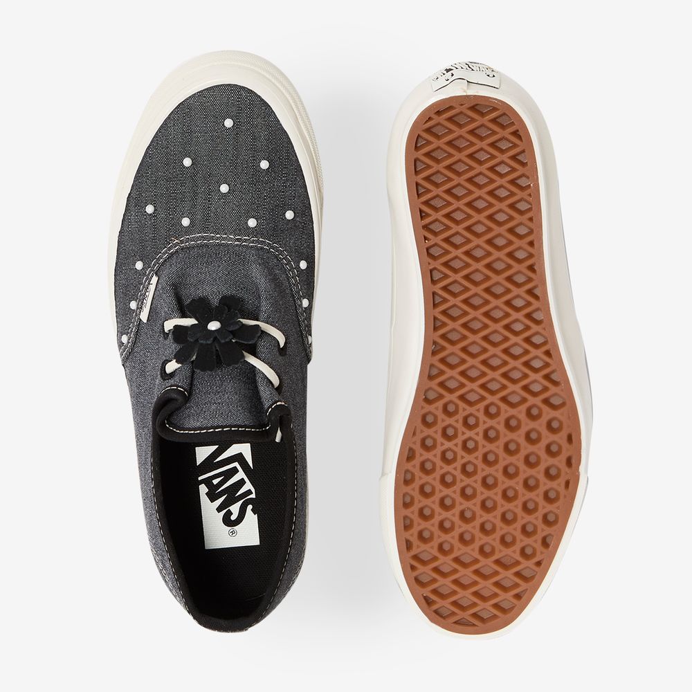Vans Lx Authentic Ease Flower - Noir/blanc