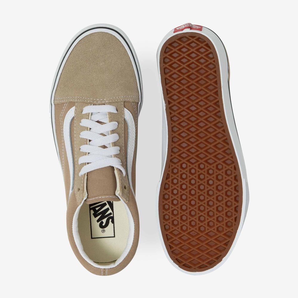 Vans Old Skool - Beige/blanc