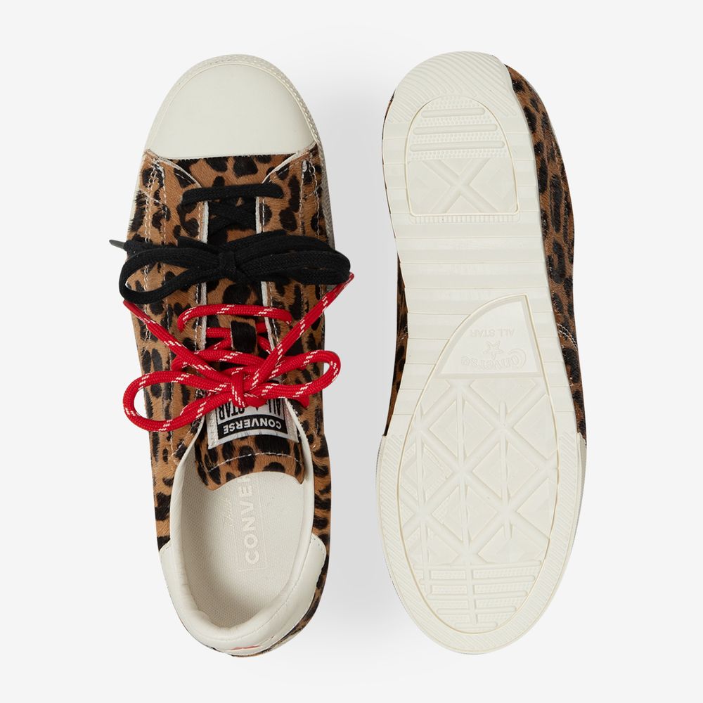 Converse Chuck Taylor Lo Leopard - Beige/noir