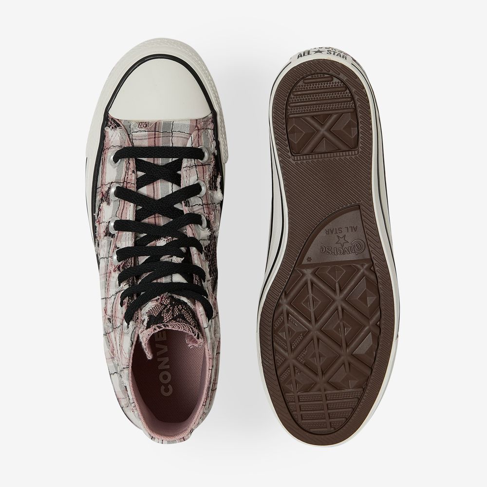 Converse CTAS Hi - Rose/blanc