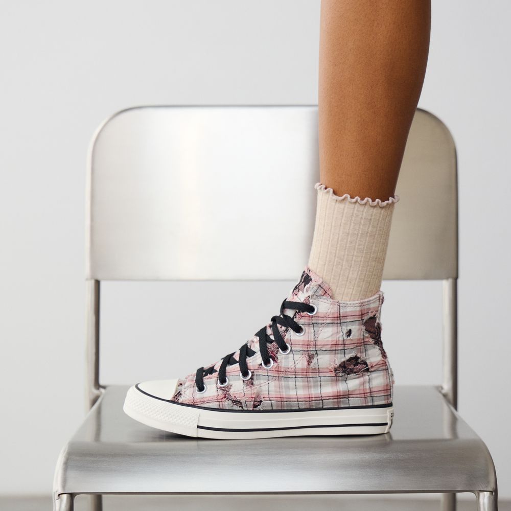 Converse CTAS Hi - Rose/blanc