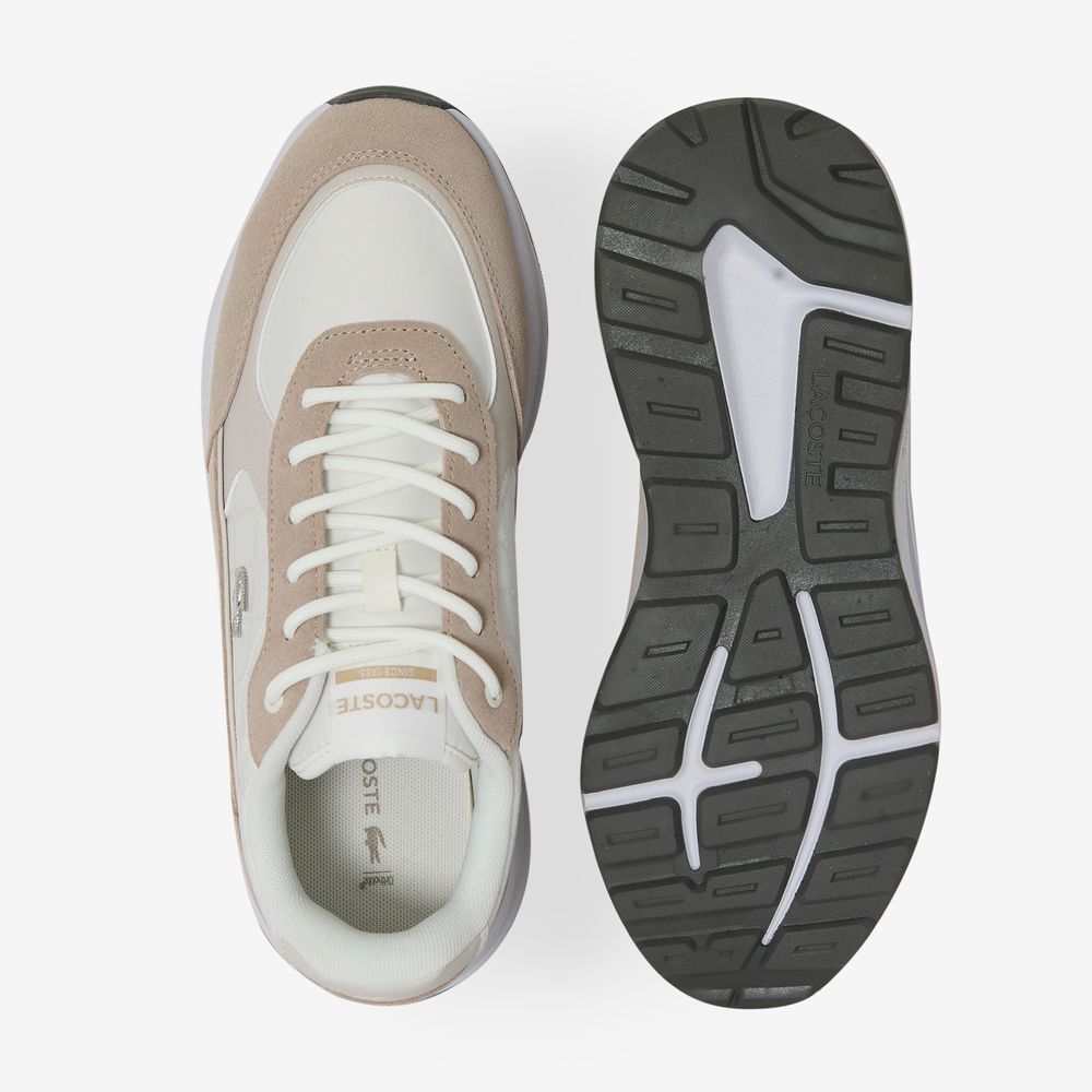 Lacoste Run Set - Beige/blanc