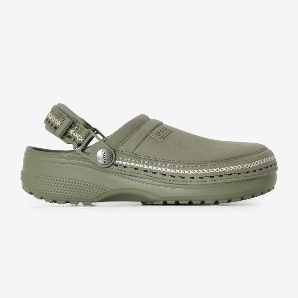 Crocs Crafted Vegan Suede Stich - Kaki