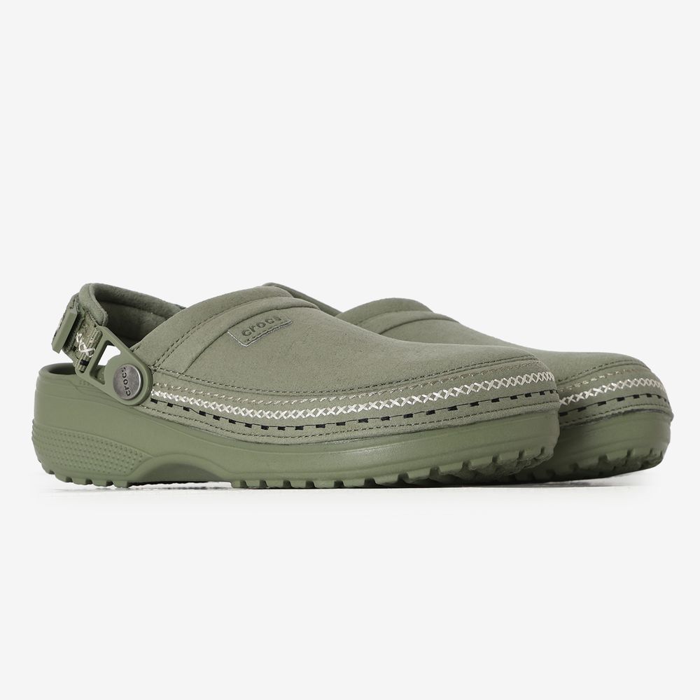 Crocs Crafted Vegan Suede Stich - Kaki