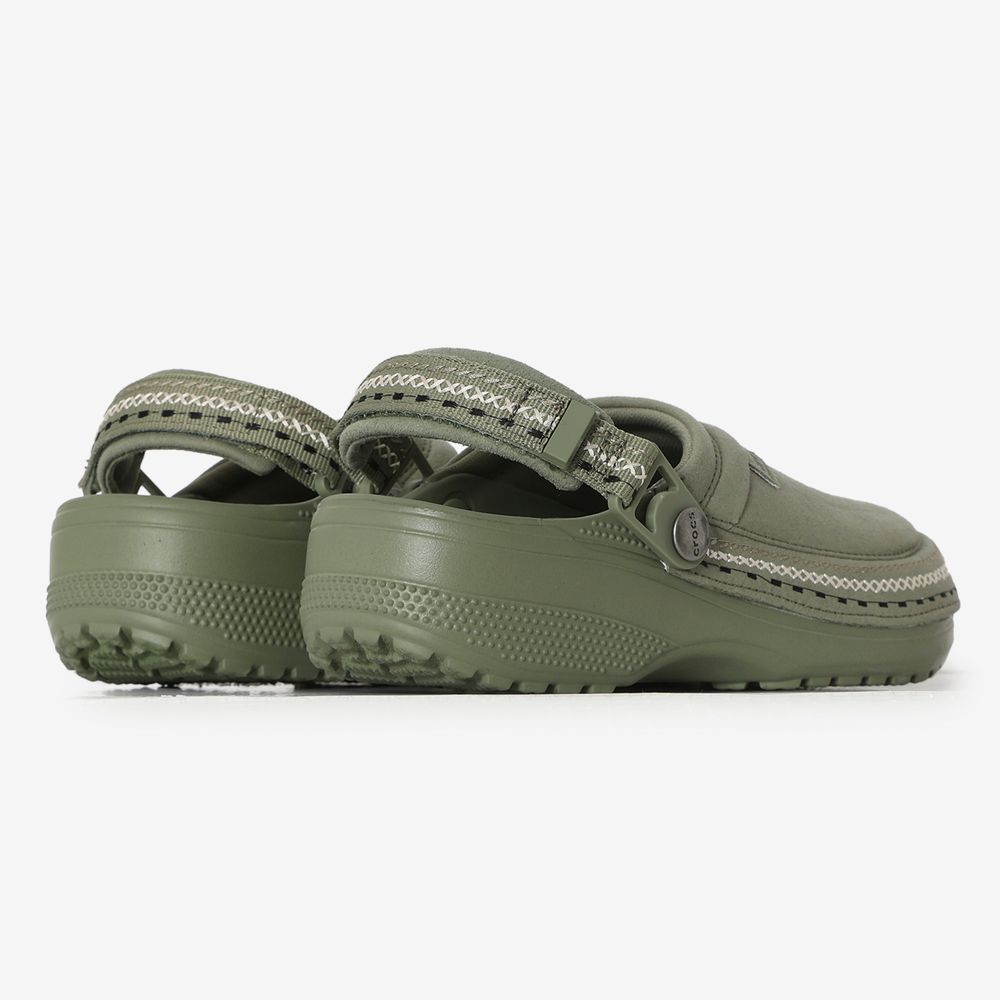 Crocs Crafted Vegan Suede Stich - Kaki