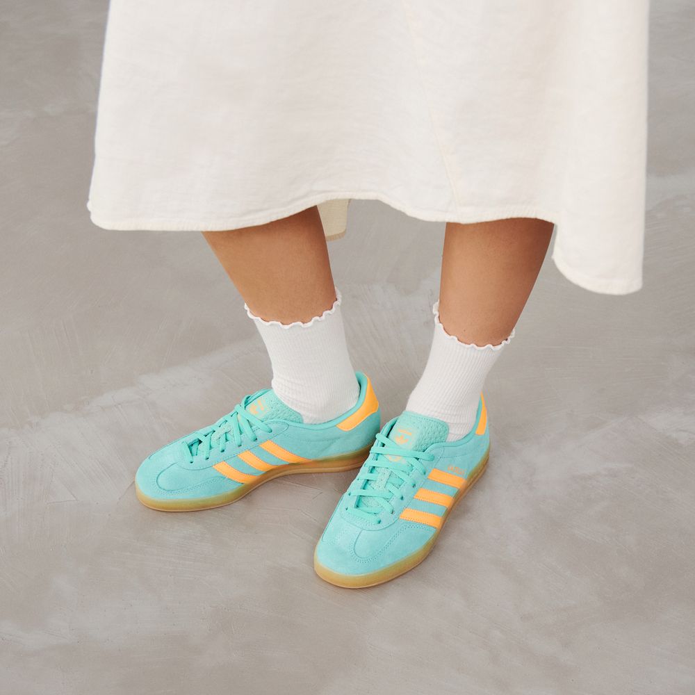 Adidas Originals Gazelle Indoor - Vert/orange