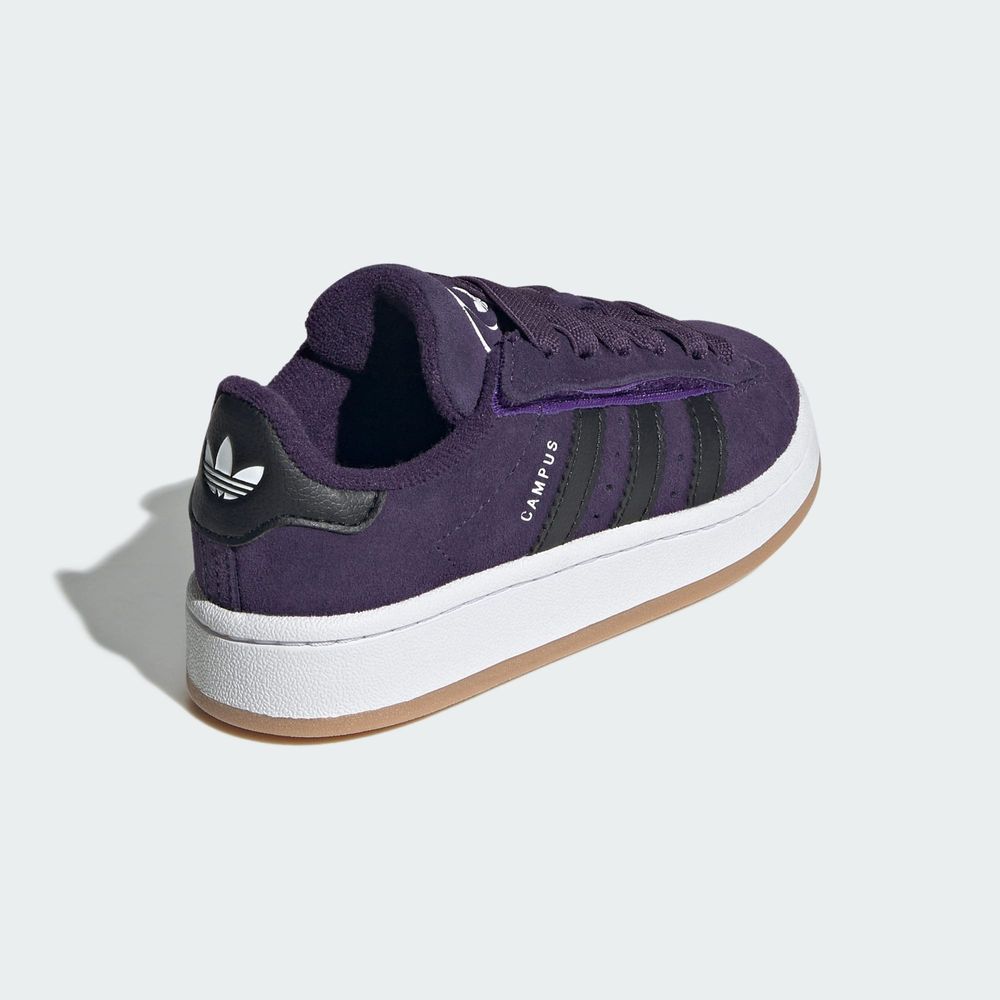 Adidas Originals Chaussure Lacets Élastiques Fermeture Confortable Campus 00S Enfants - Aurora Plum / Core Black / Cloud White