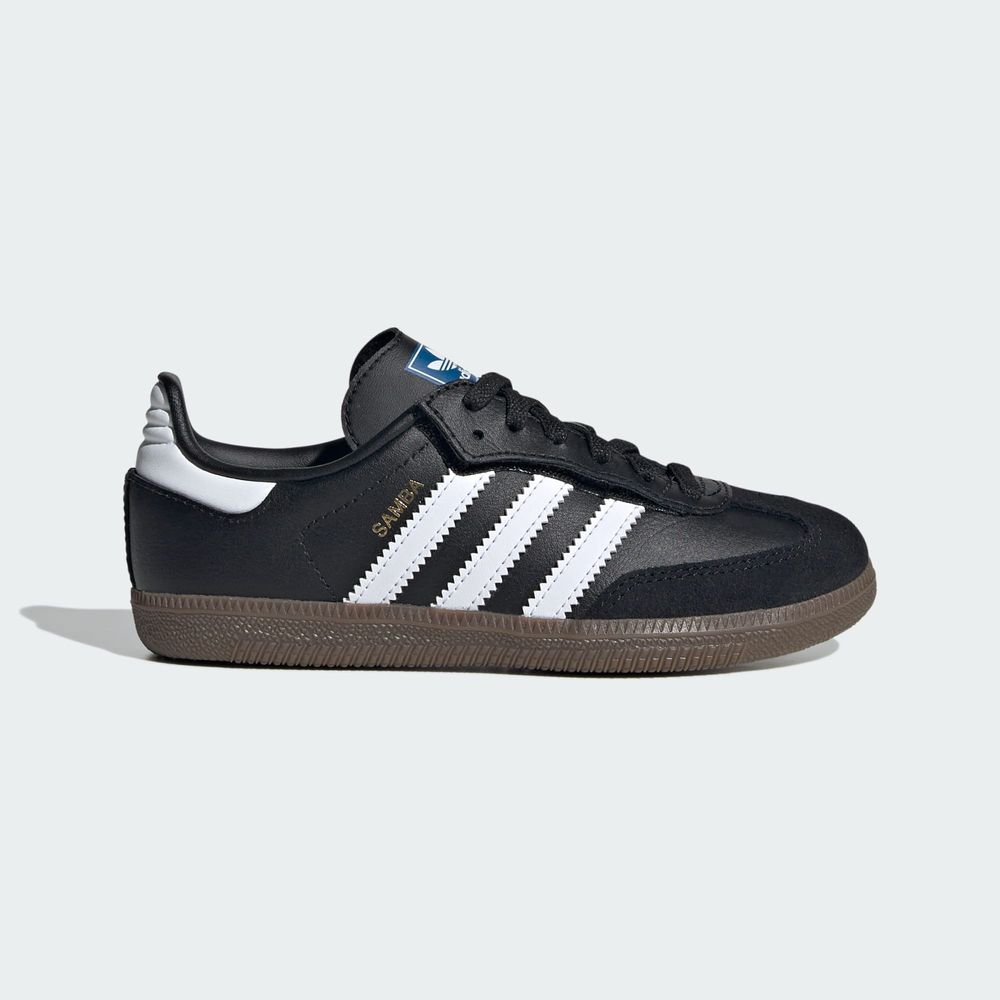 Adidas Originals Chaussure Lacets Élastiques Fermeture Confortable Samba OG Enfants - Core Black / Cloud White / Gum