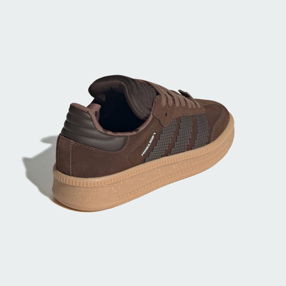 Adidas Originals Chaussure Samba XLG X Minecraft Enfants - Brown / Dark Brown / Trace Brown