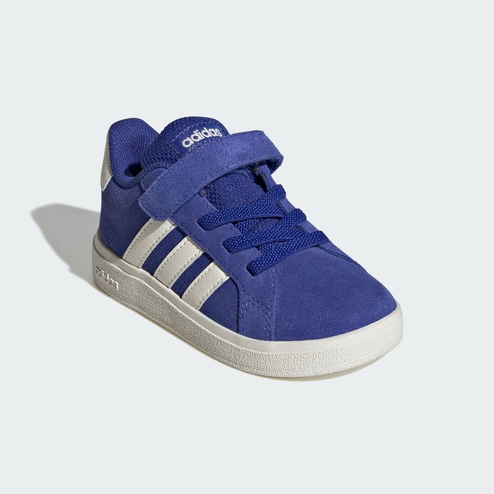 Adidas Sportswear Chaussure Grand Court 2.0 Enfants - Semi Lucid Blue / Off White / Core Black