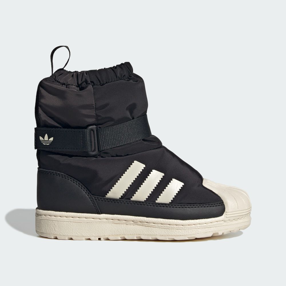 Adidas Originals Botte Hiver Superstar 360 Enfants - Core Black / Wonder White / Carbon