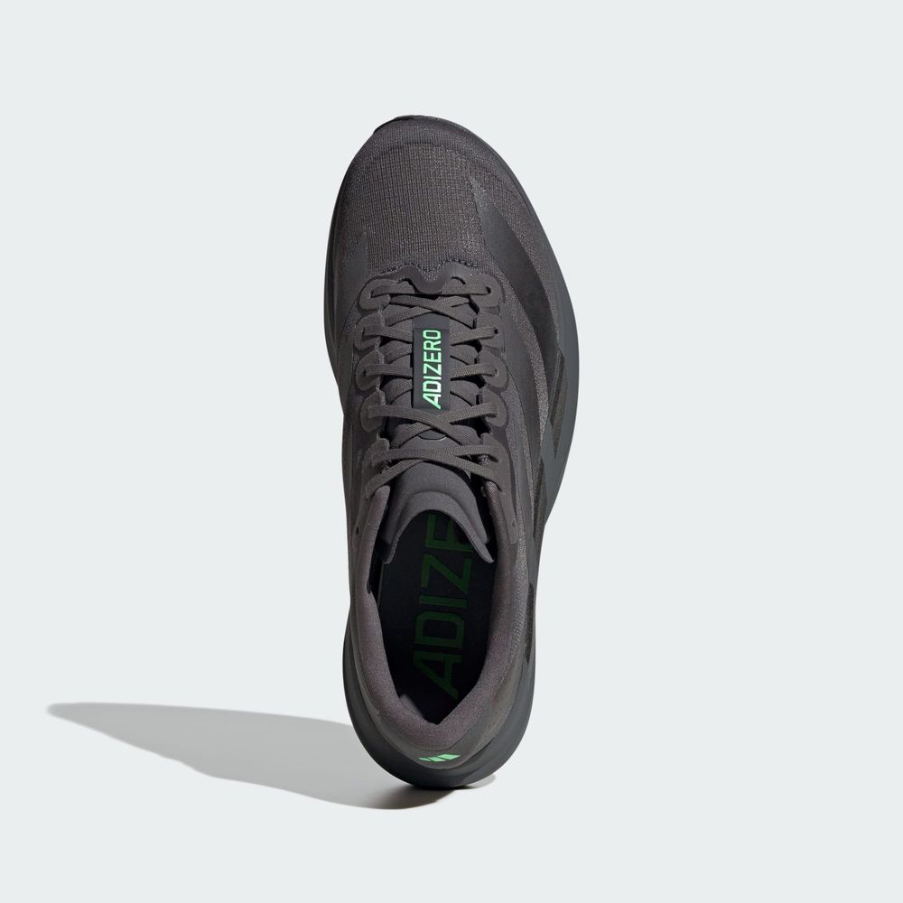 Adidas Performance Chaussure Adizero Evo Sl - Grey Five / Core Black / Lime Burst