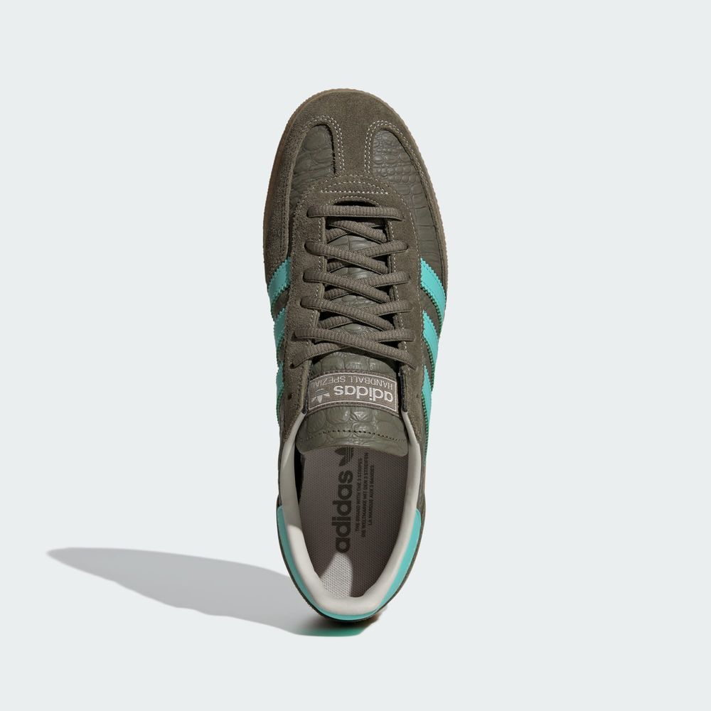 Adidas Originals Chaussures Handball Spezial - Olive Strata / Acid Mint / Gum