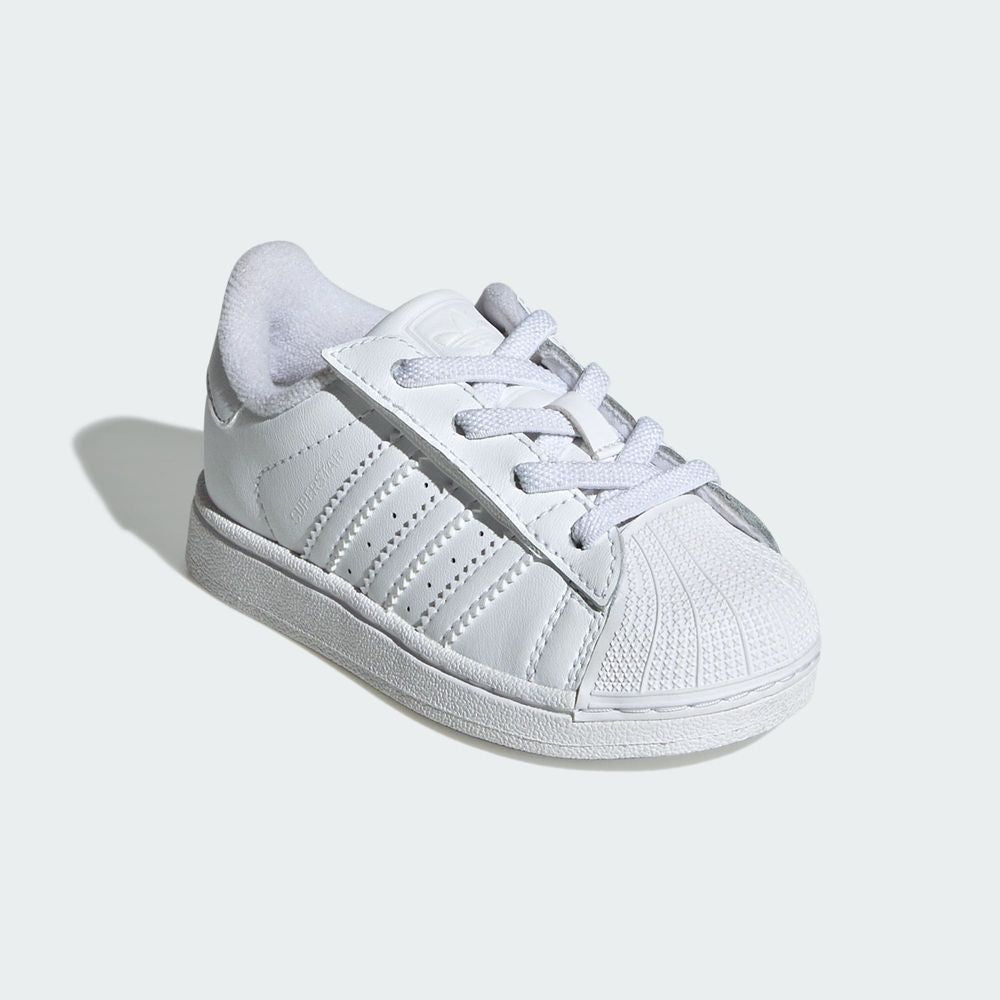 Adidas Originals Chaussure Lacets Élastiques Superstar II Enfants - Cloud White / Cloud White / Cloud White