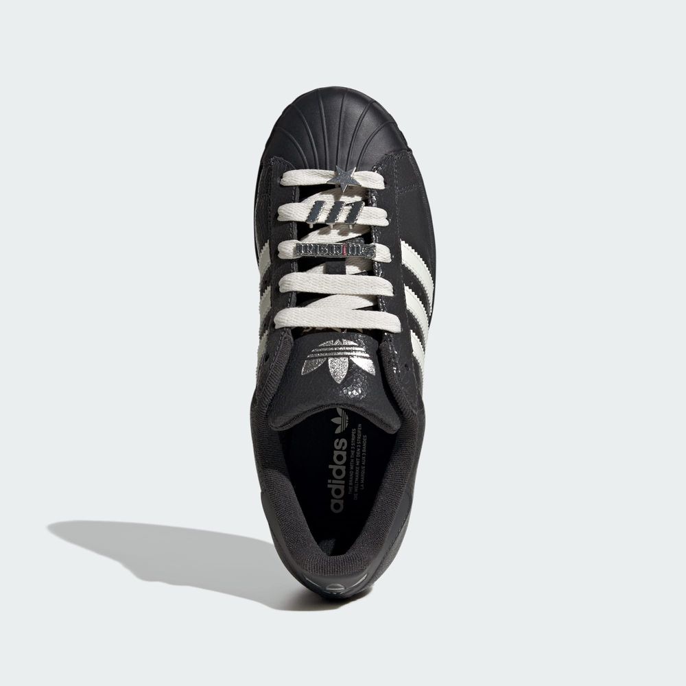 Adidas Originals Chaussure Superstar II - Carbon / Off White / Silver Metallic