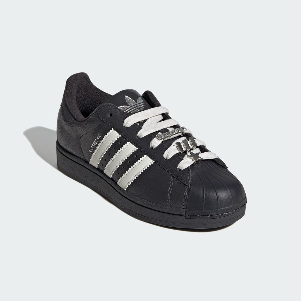 Adidas Originals Chaussure Superstar II - Carbon / Off White / Silver Metallic