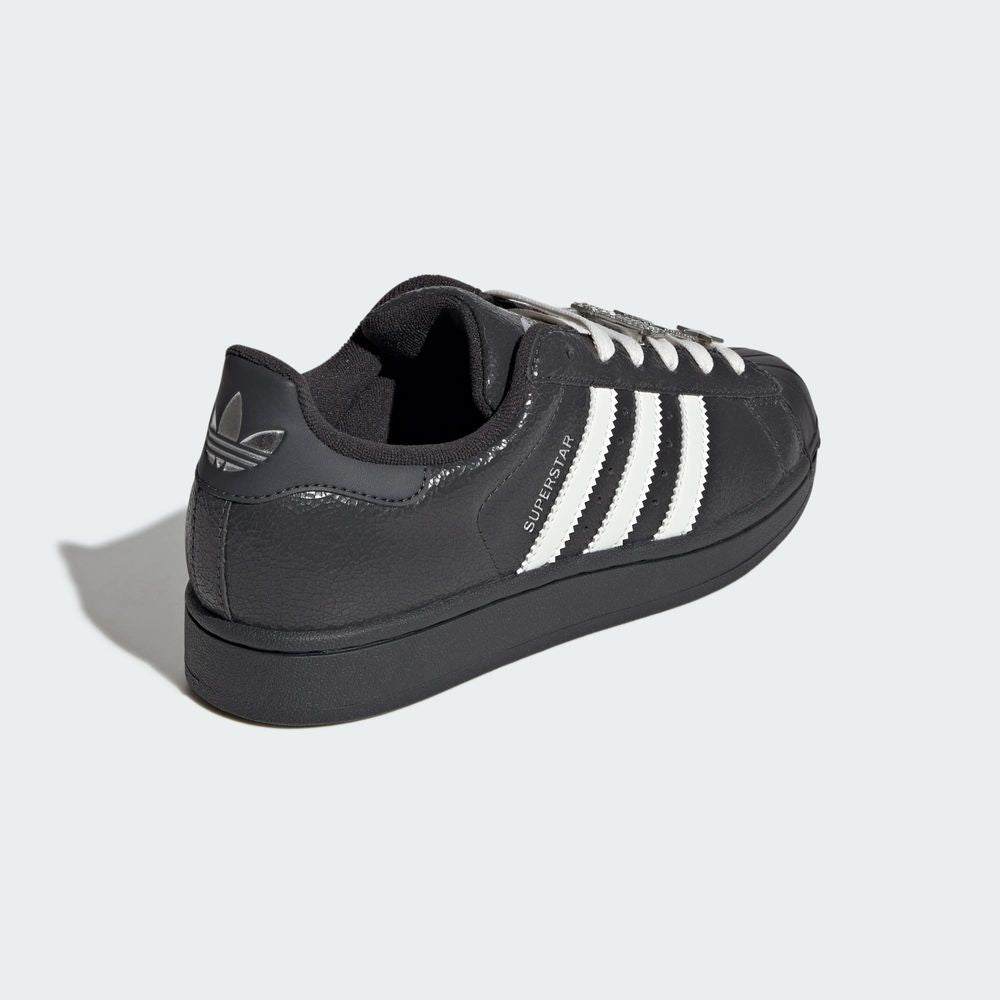 Adidas Originals Chaussure Superstar II - Carbon / Off White / Silver Metallic