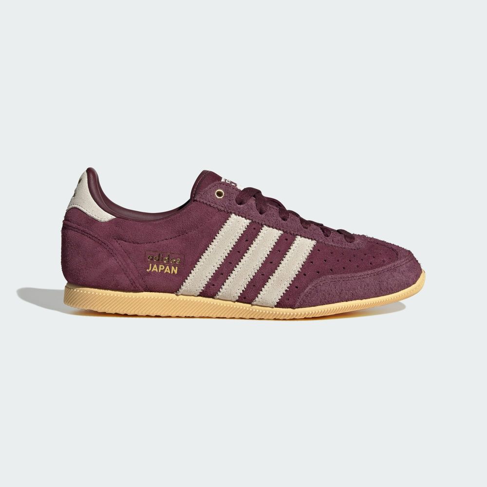 Adidas Originals Chaussure Japan - Maroon / Cream White / Gold Metallic