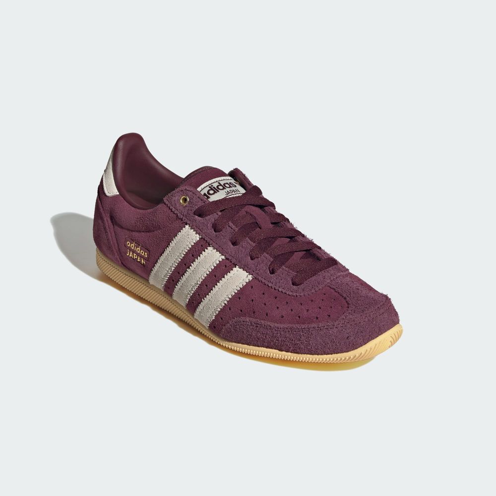 Adidas Originals Chaussure Japan - Maroon / Cream White / Gold Metallic