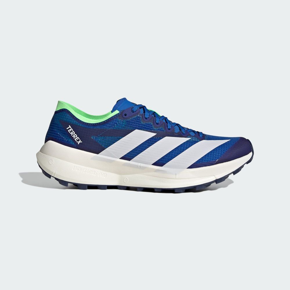 Adidas Originals Chaussure De Trail Running Terrex Agravic Speed 2 - Blue / Dash Grey / Lime Burst