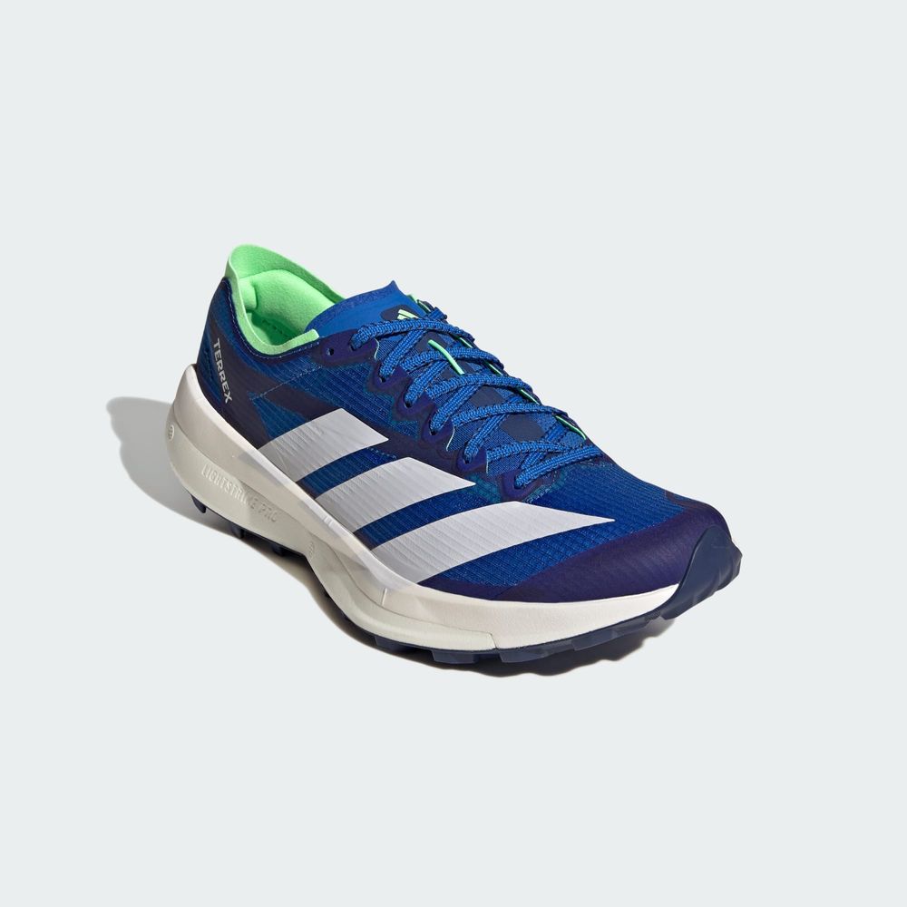Adidas Originals Chaussure De Trail Running Terrex Agravic Speed 2 - Blue / Dash Grey / Lime Burst