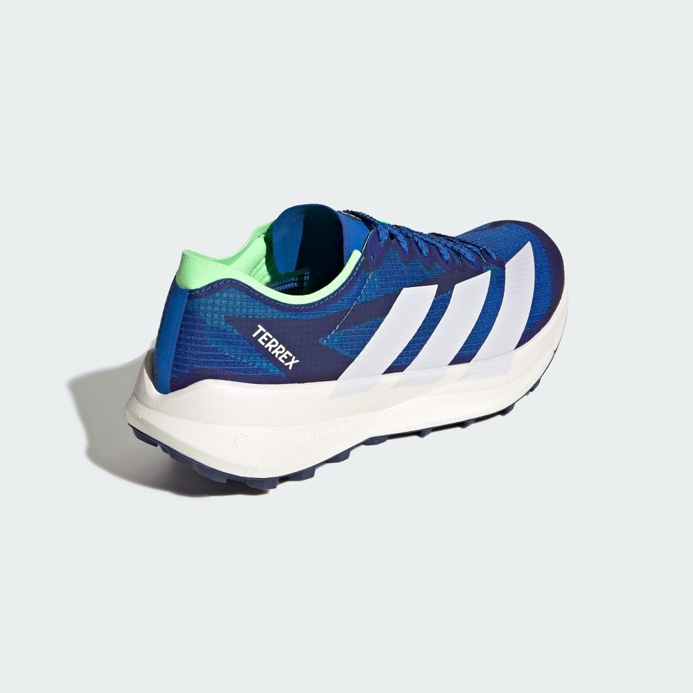 Adidas Originals Chaussure De Trail Running Terrex Agravic Speed 2 - Blue / Dash Grey / Lime Burst