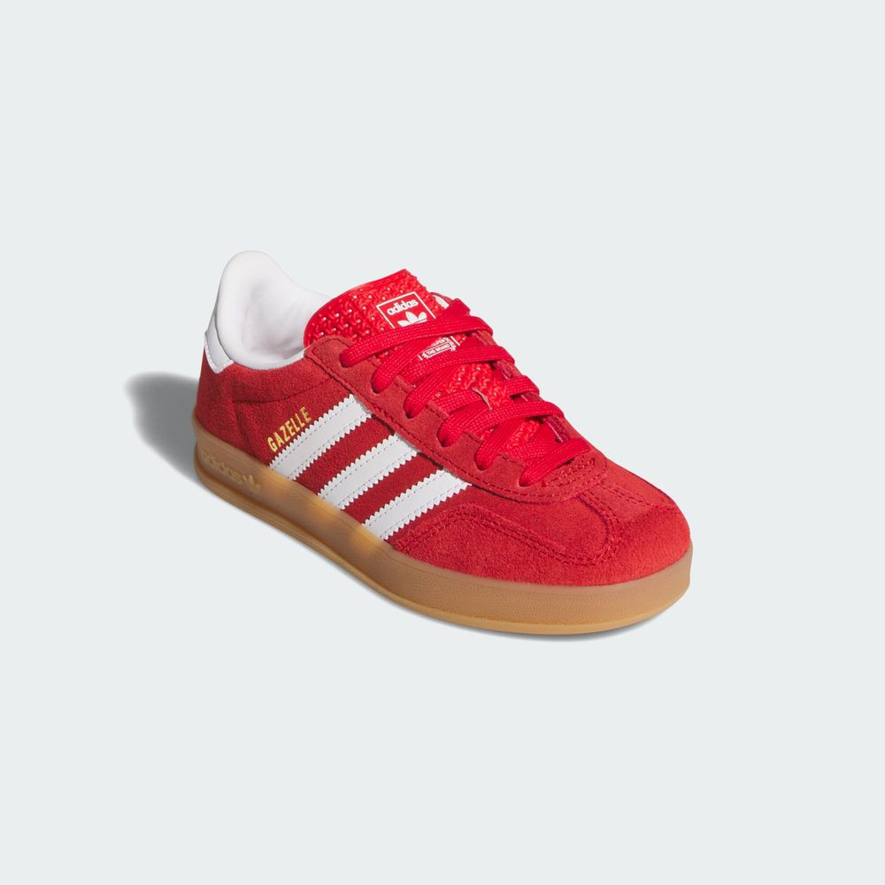 Adidas Originals Chaussure Gazelle Indoor - Better Scarlet / Cloud White / Gum