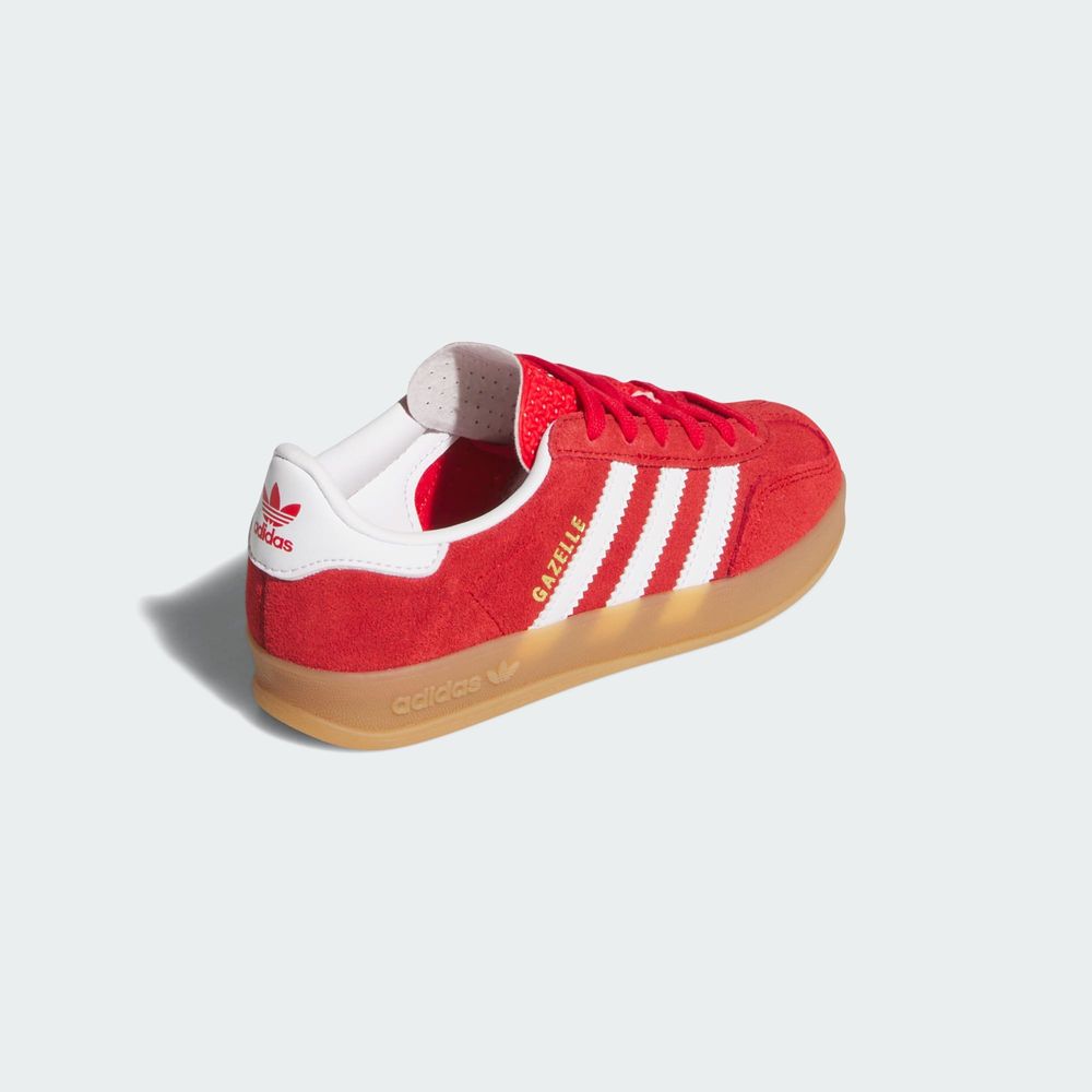Adidas Originals Chaussure Gazelle Indoor - Better Scarlet / Cloud White / Gum