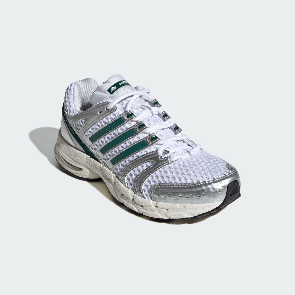 Adidas Originals Chaussure Adistar Control 5 - Cloud White / Collegiate Green / Silver Metallic