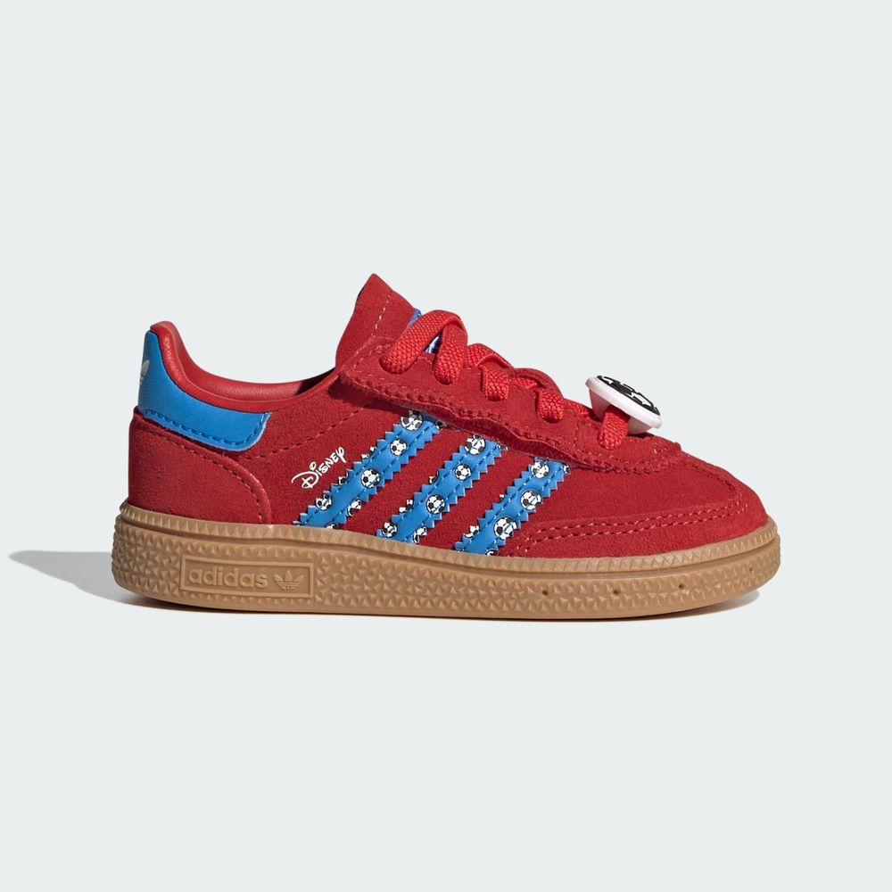 Adidas Originals Chaussure À Lacets Élastiques Et Fermeture Confort Adidas Disney Handball Spezial - Red / Lucid Ray Blue / Gum