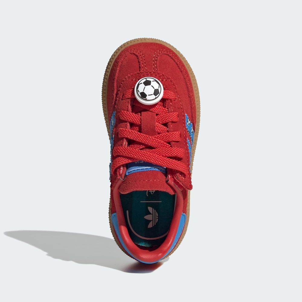 Adidas Originals Chaussure À Lacets Élastiques Et Fermeture Confort Adidas Disney Handball Spezial - Red / Lucid Ray Blue / Gum
