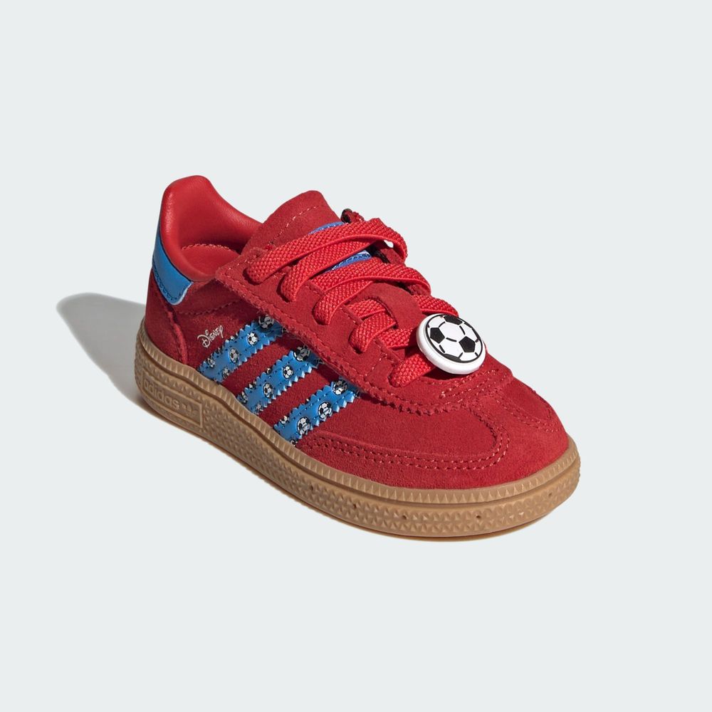 Adidas Originals Chaussure À Lacets Élastiques Et Fermeture Confort Adidas Disney Handball Spezial - Red / Lucid Ray Blue / Gum