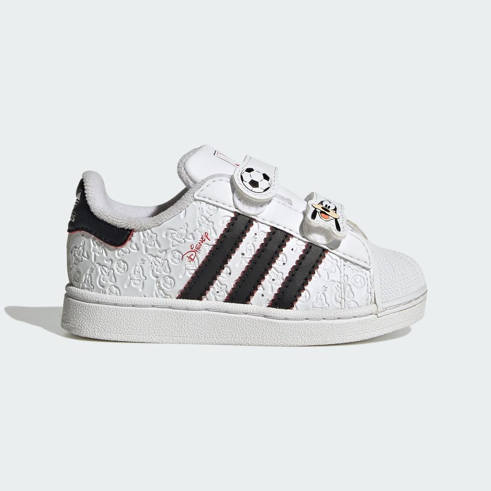 Adidas Originals Chaussure Adidas Disney Superstar II Comfort Closure - Cloud White / Core Black / Red