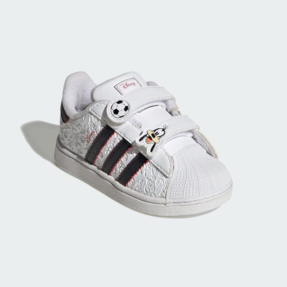 Adidas Originals Chaussure Adidas Disney Superstar II Comfort Closure - Cloud White / Core Black / Red
