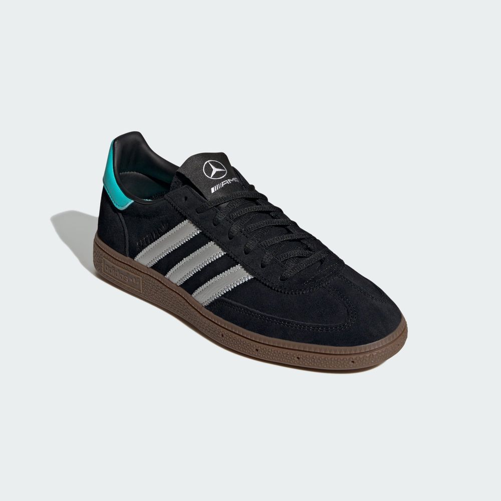 Adidas Originals Chaussure Handball Spezial Mercedes - Core Black / Silver Metallic / Gum
