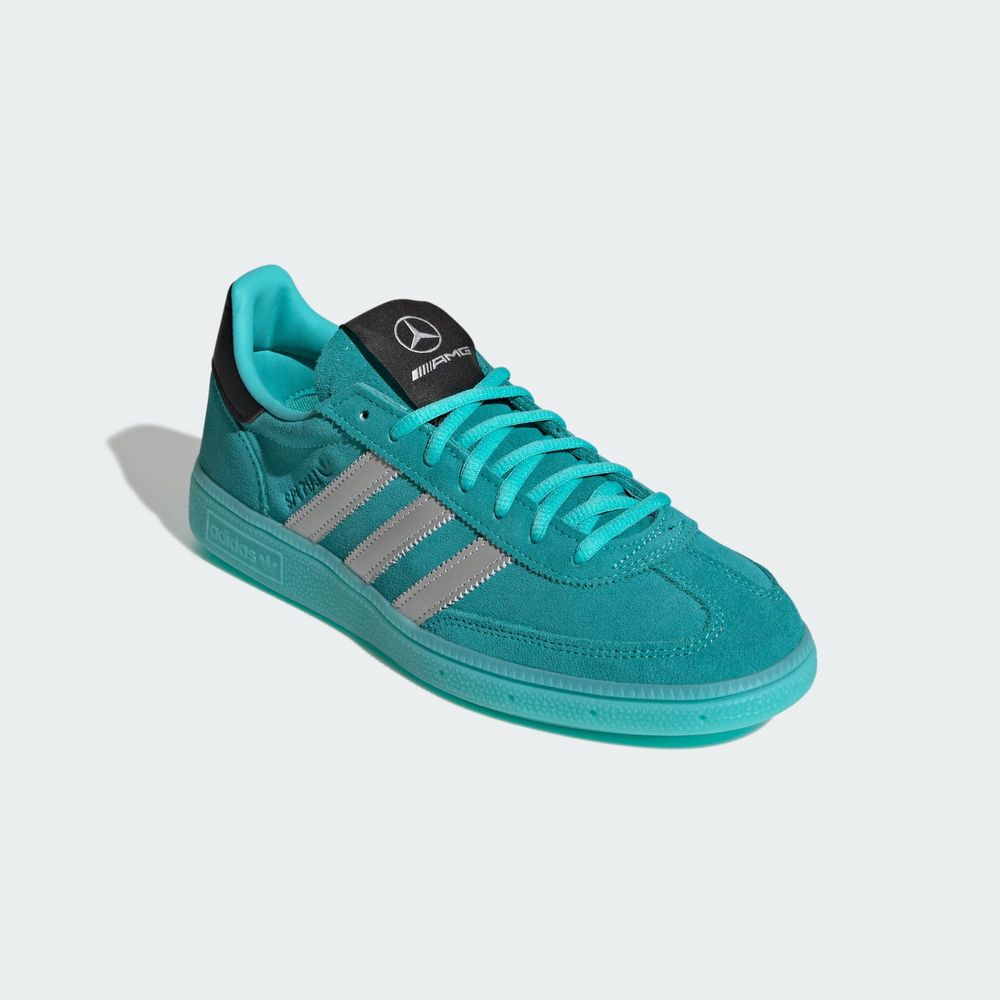 Adidas Originals Chaussure Handball Spezial Mercedes - Semi Mint Rush / Silver Metallic / Core Black