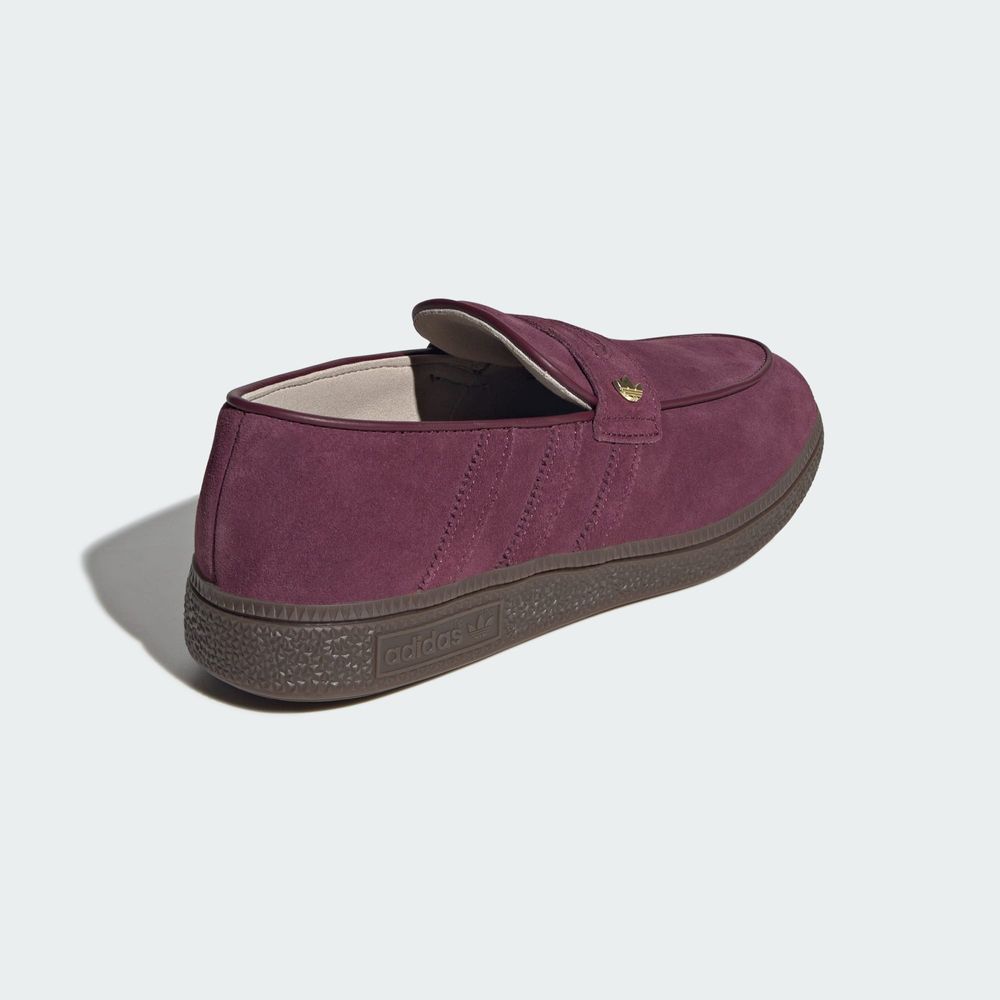 Adidas Originals Chaussure De Handball Spezial Loafer - Maroon / Maroon / Gum