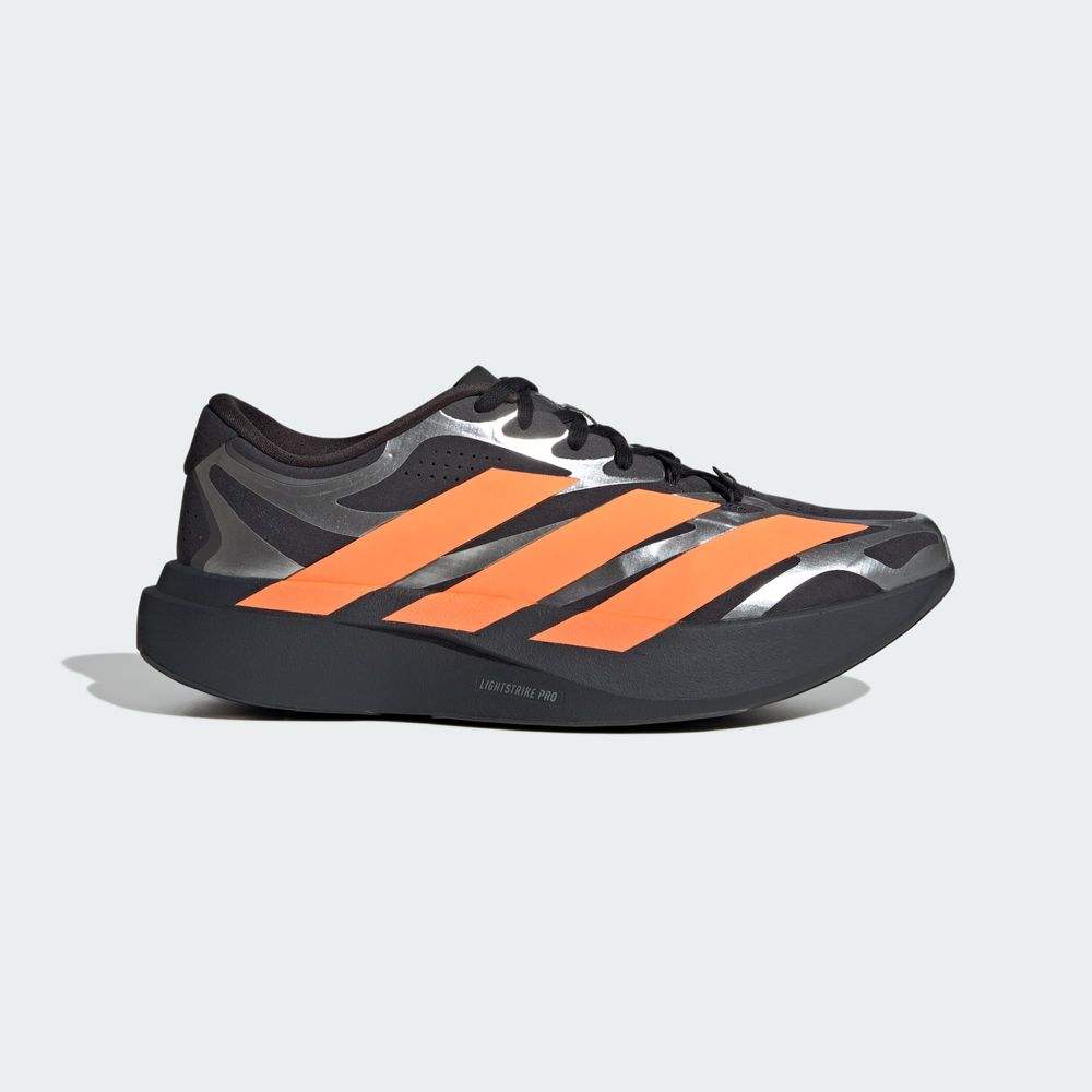 Adidas Performance Chaussure Adizero Evo Sl Exo - Carbon / Lucid Orange / Silver Metallic