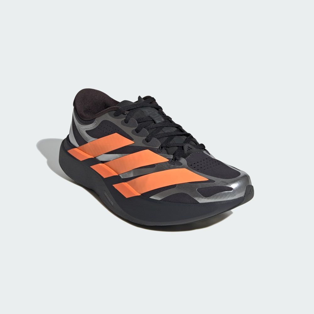 Adidas Performance Chaussure Adizero Evo Sl Exo - Carbon / Lucid Orange / Silver Metallic
